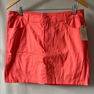 Coral Mini Skirt